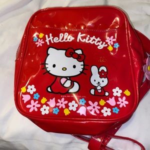 Red Sanrio hello kitty backpack